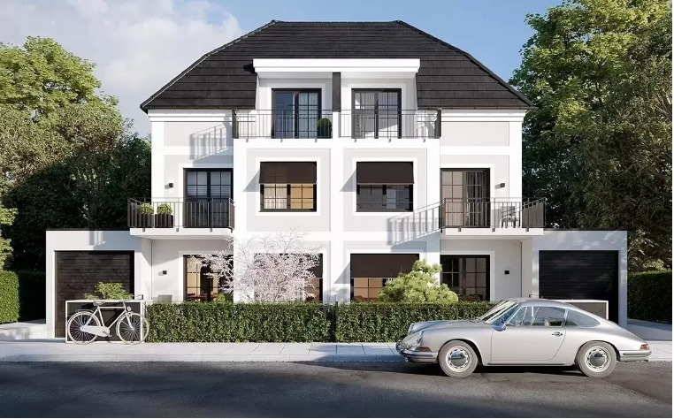 thiết kế nhà đẹp phong cách châu âu