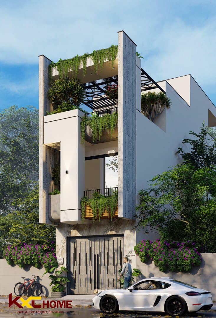 Thiết kế nhà đẹp 70m2 