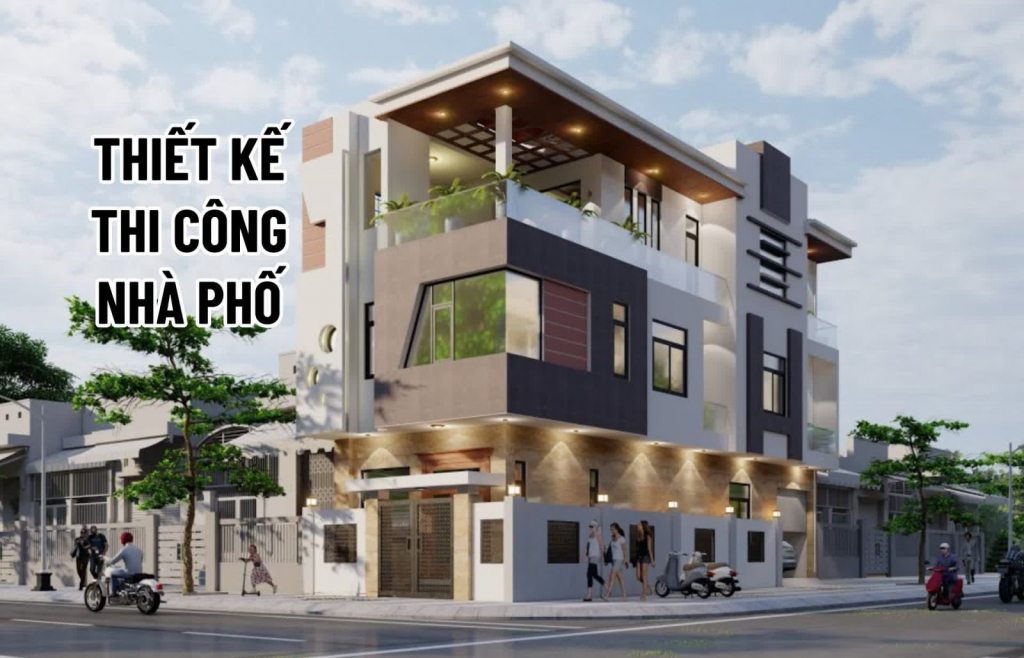 thi công thiết kế nhà phố