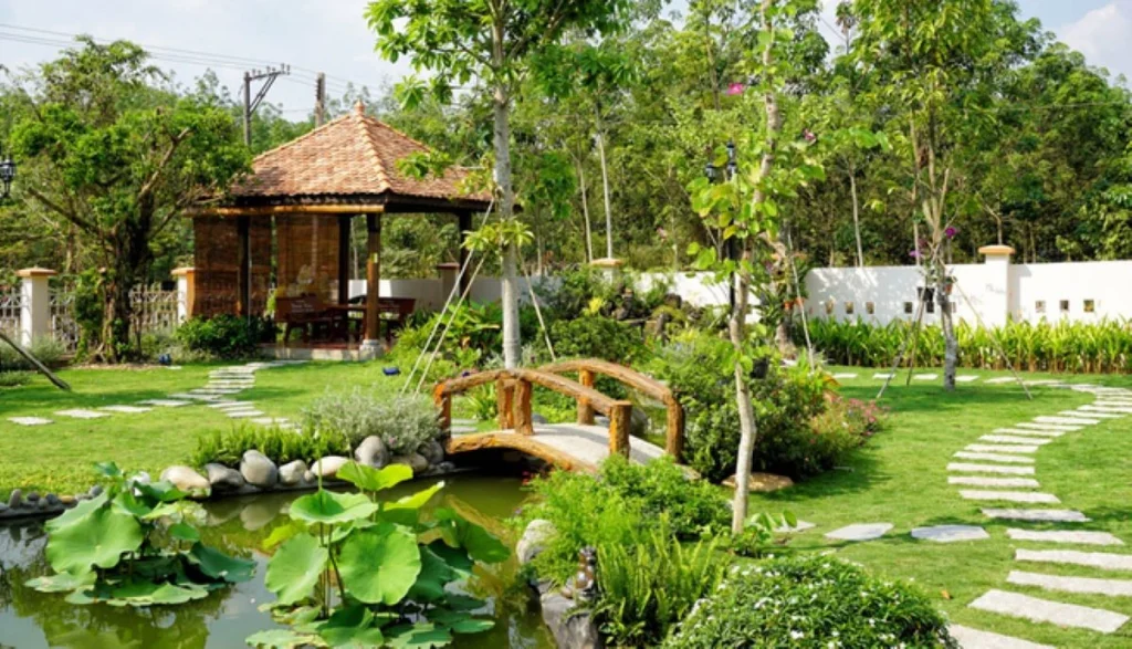 thi công thiết kế sân vườn