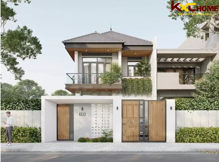 Nhà 2 tầng phong cách hiện đại đẳng cấp