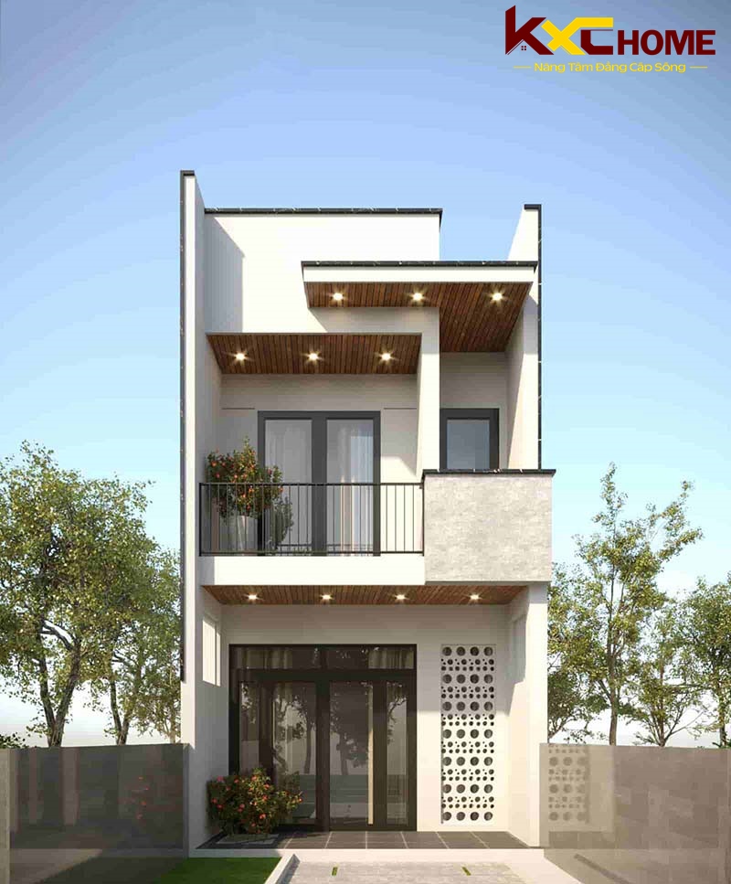 Nhà phố 2 tầng ở nông thôn