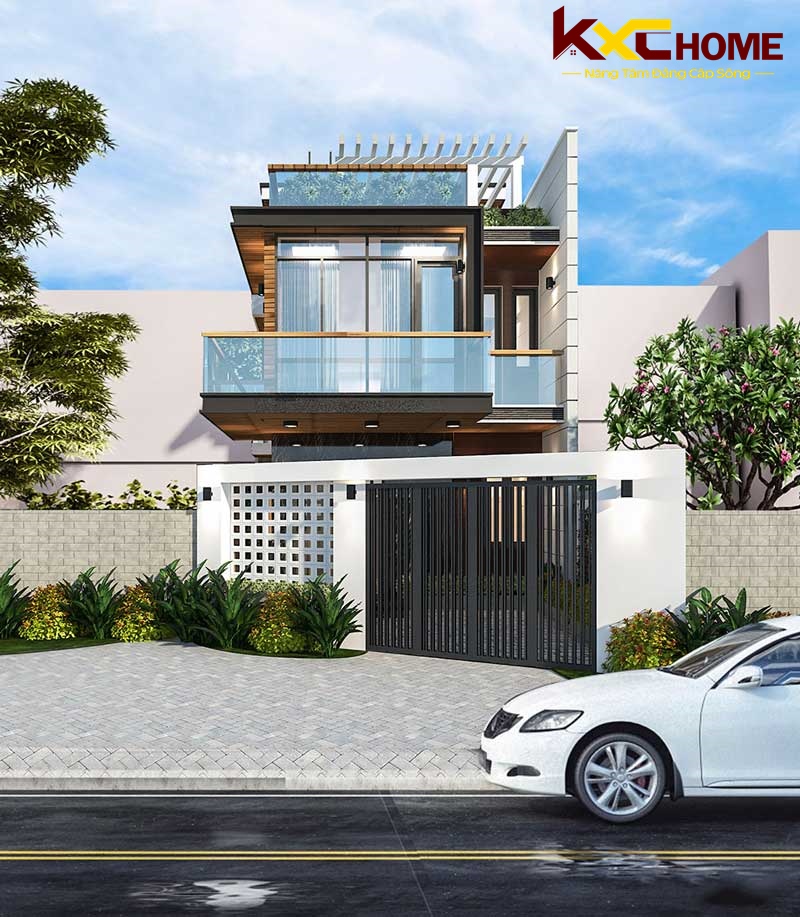 Nhà 2 tầng hiện đại ổ nông thôn