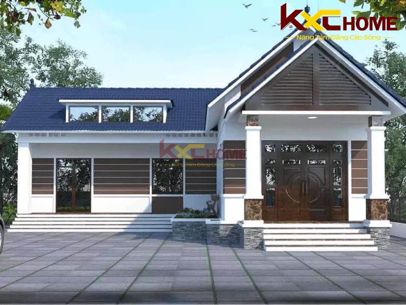 Nhà cấp 4 đơn giản mái Thái