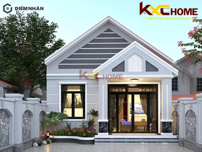 Mẫu nhà cấp 4 nông thôn mái Thái đẹp