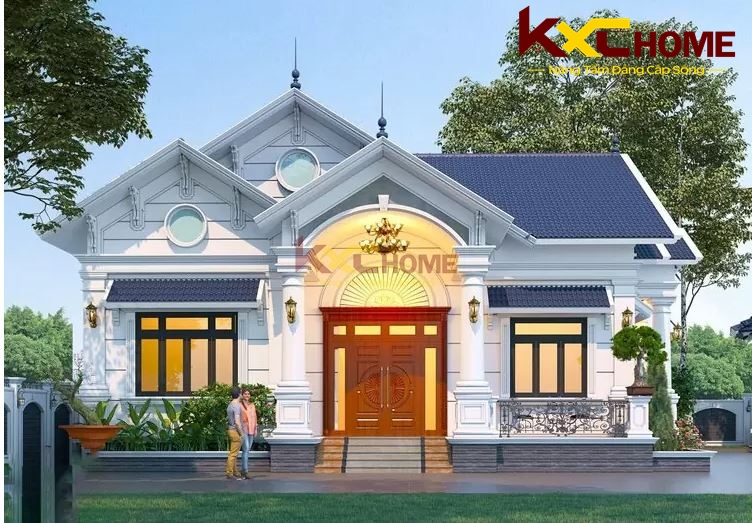 Kiến trúc tân cổ điển rõ nét thể hiện đẳng cấp và sự bề thế của gia chủ