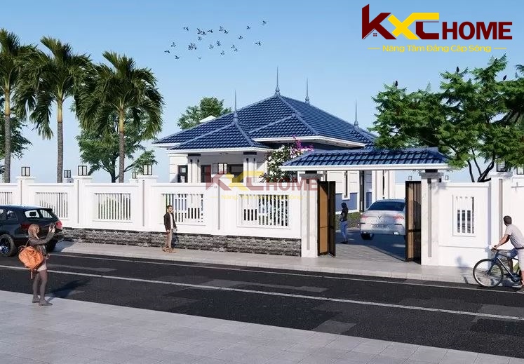 Không chỉ phổ biến ở nông thôn mẫu nhà này ngày càng được nhiều CDT quan tâm cả ở khu vực thị trấn, thành phố