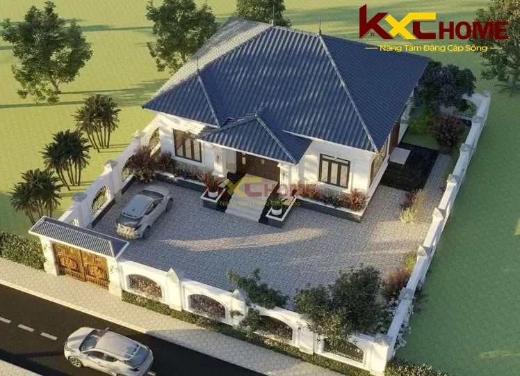 Nhà cấp 4 mái Nhật đơn giản