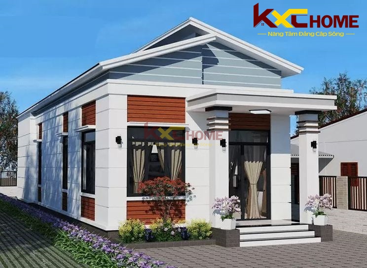 Hệ mái lệch góp phần tạo sự khác biệt cho công trình