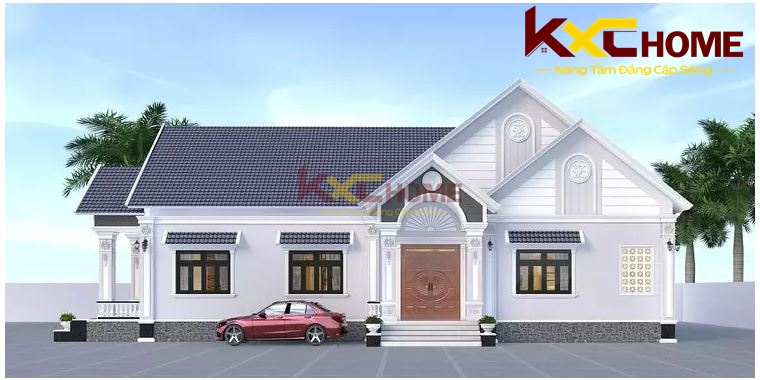 Kiến trúc hiện đại pha lẫn tân cổ điển là điển để công trình trở nên đẹp ở mọi góc nhìn