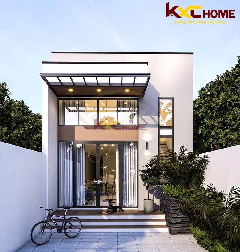 Không gian mở tối đa từ tầng trệt tới tầng gác lửng