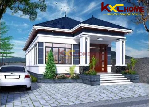 Bên cạnh mái Thái thì mái bằng cũng là một gợi ý khá hay