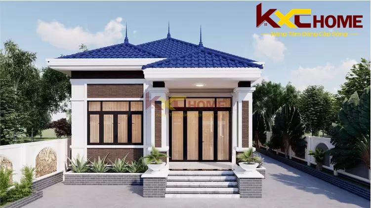 Nhà vườn mái Nhật đơn giản nhưng đẹp tài chính dưới 1 tỷ
