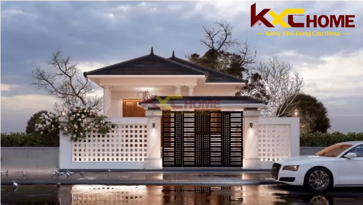 Mẫu nhà cấp 4 mang đậm phong cách hiện đại