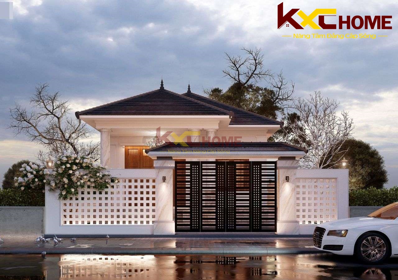 Nhà cấp 4 đẹp sang trọng và trẻ trung được nhiều CDT lựa chọn