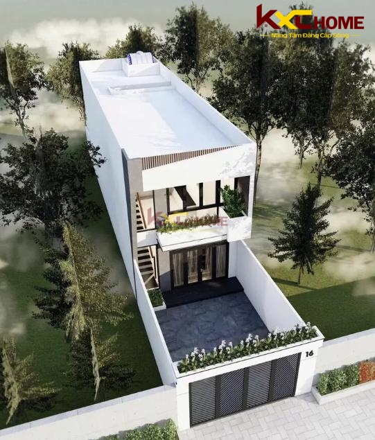 Nét chấm phá màu sắc của nhà phố hiện đại
