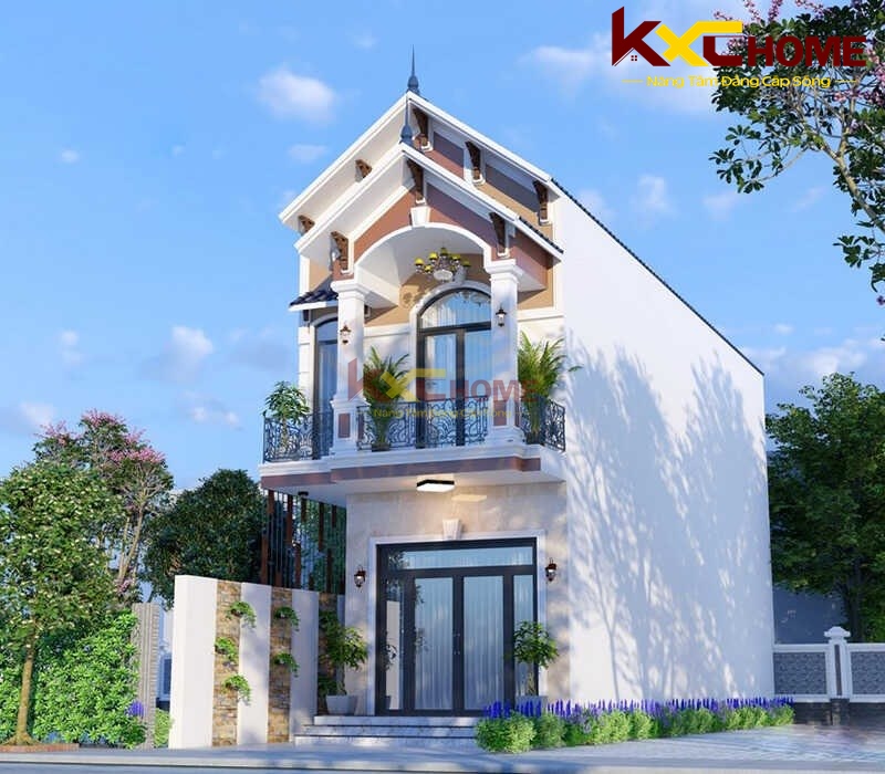 Hệ mái Thái đẹp mắt với hình khối kiến trúc tân cổ
