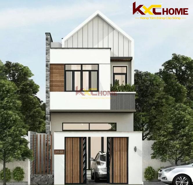 Sự mới lạ trong kiến trúc hiện đại giúp mẫu nhà phố cuốn hút hơn