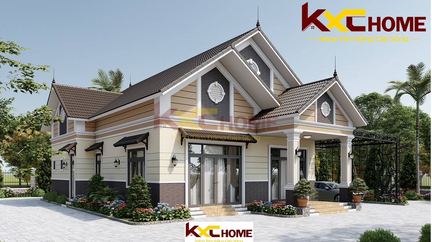 Nhà cấp 4 đẹp 4 phòng ngủ