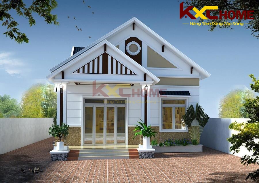 Nhà vườn mái Thái 3 phòng ngủ ở nông thôn