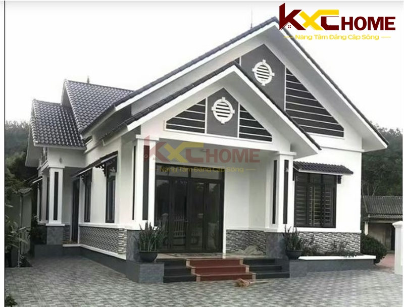 Hình ảnh thực tế mẫu nhà vườn mái Thái