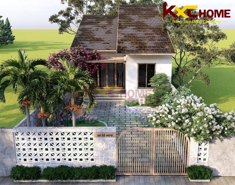 Sự đột phát trong kiến trúc mái làm cho ngôi nhà trở thành tâm điểm của sự chú ý