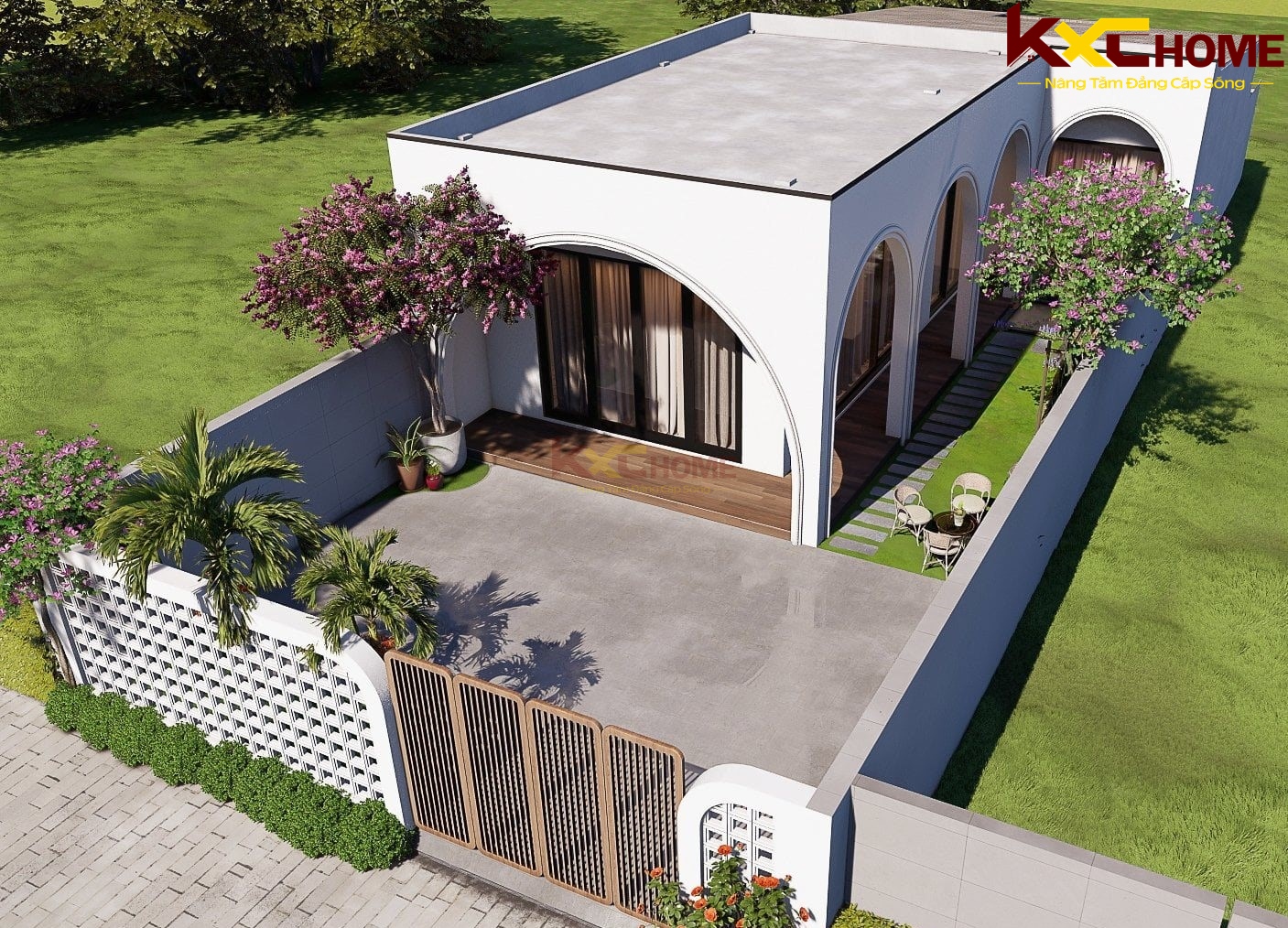 Kiến trúc độc đáo của nhà cấp 4 nông thôn đơn giản