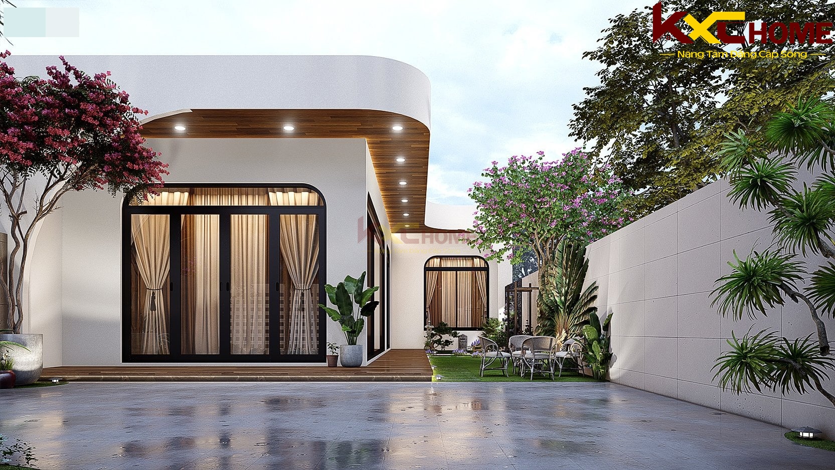 Kiến trúc mềm mại khác biệt thể hiện cá tính của cđt