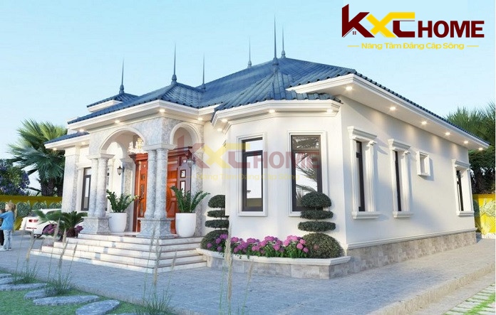 Nhà vườn mái Nhật phong cách tân cổ điển