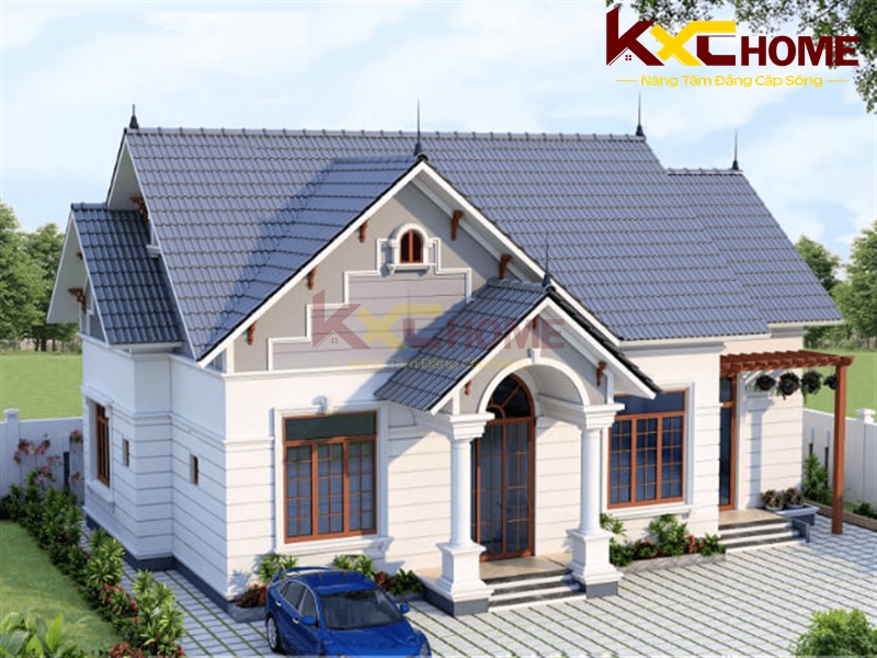 Một chút cong mềm mại cho mẫu nhà vườn mái Thái