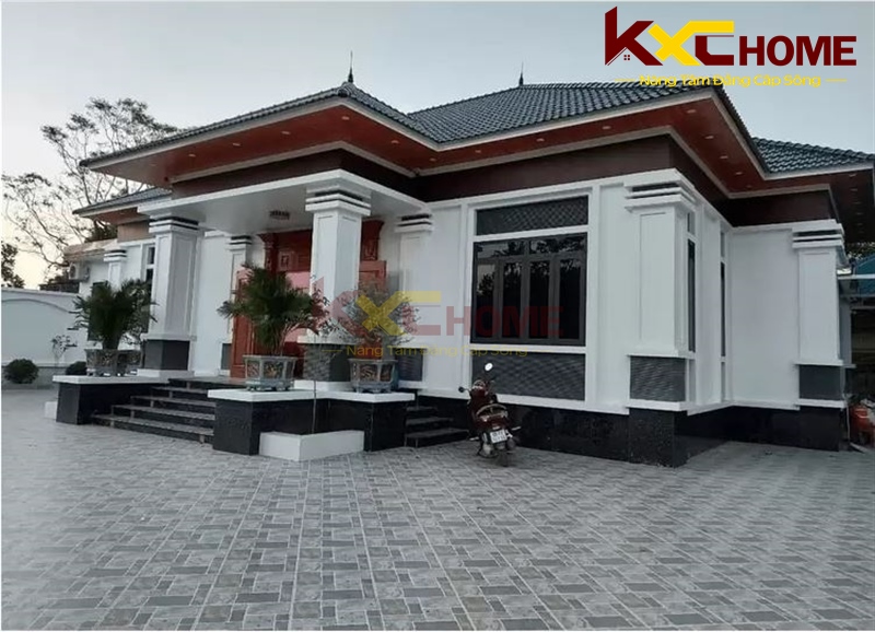 Hình ảnh thực tế mẫu nhà vườn nét hơn3D